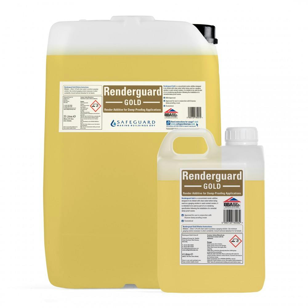 Renderguard Gold - Sand Cement Waterproofing Addititive