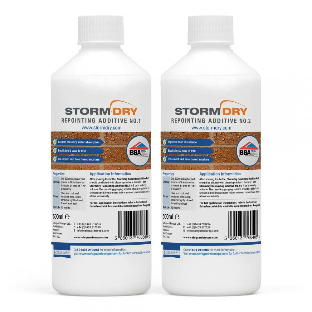 Stormdry Repointing Additives - Waterproof Repointing Additives