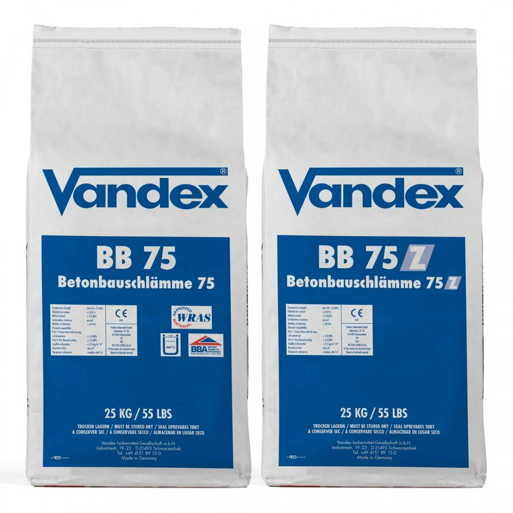 Vandex BB75 - Waterproof Tanking Slurry