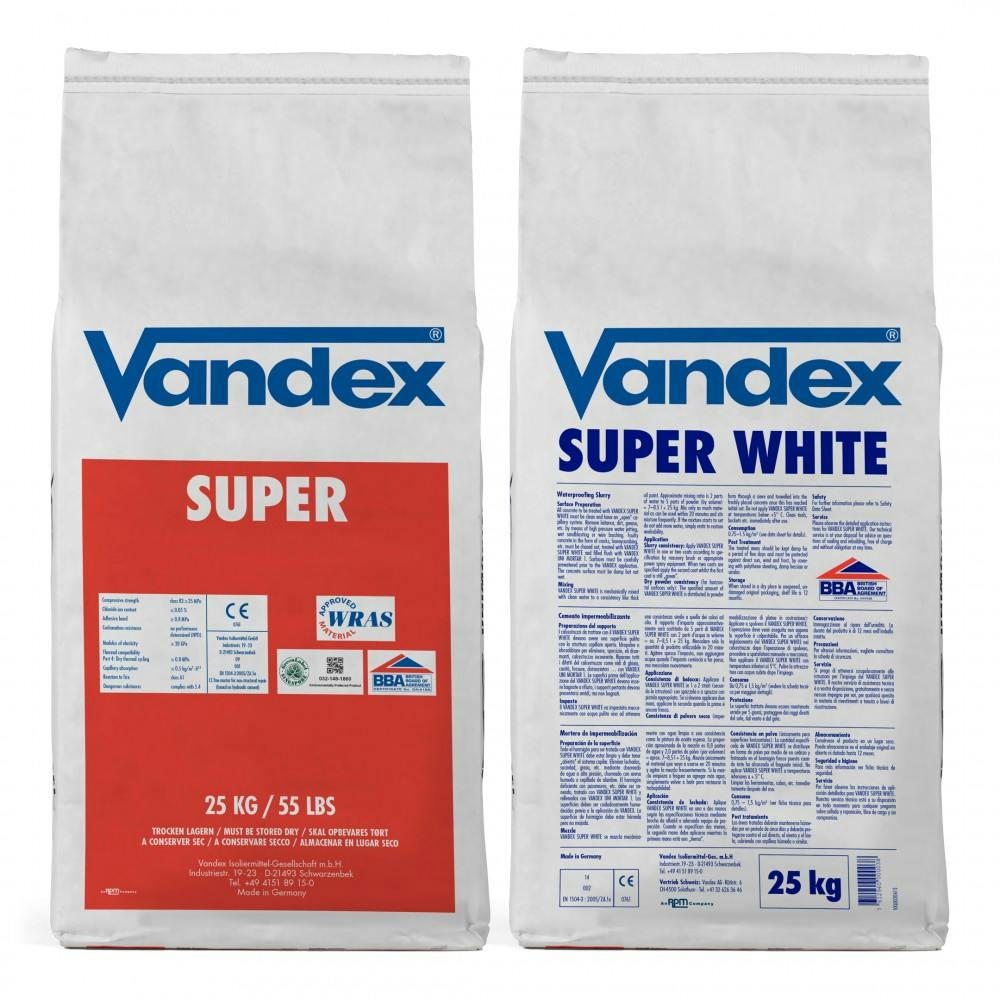Vandex Super - Crystalline Waterproof Slurry