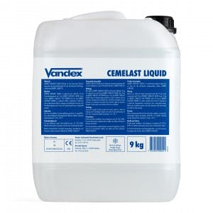 Vandex Cemelast Liquid 9kg - Elasticiser for BB75 tanking slurry