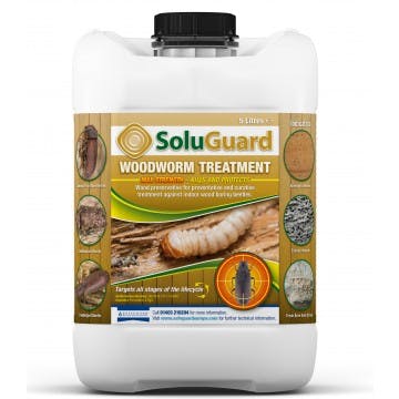 SoluGuard Woodworm Treatment (BPR) (5 L)
