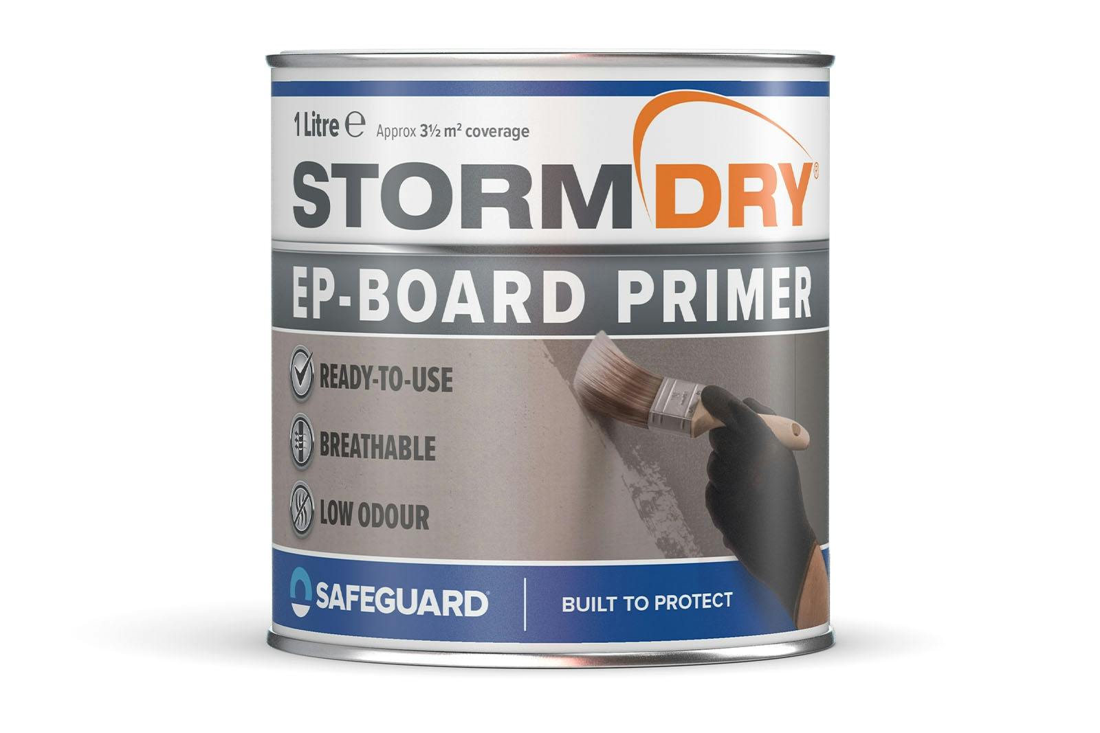 Stormdry EP-Board Primer prepares EP-Board for overpainting
